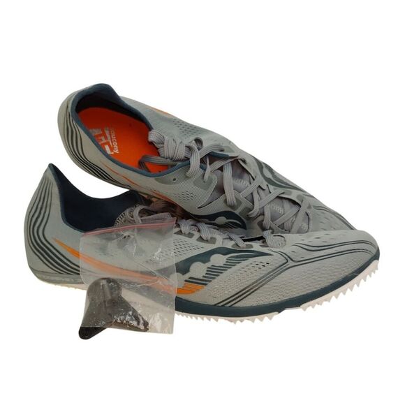 Saucony Endorphin 3 Men's NEW Running Shoes Slate Gray/Blue - Size 14 - Picture 1 of 7